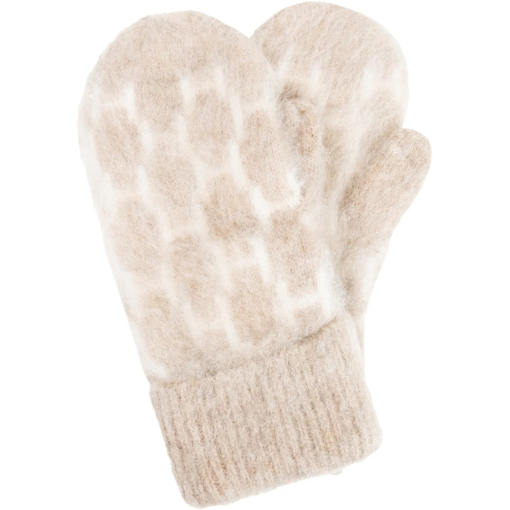 GERA Mittens  Light Brown Melange