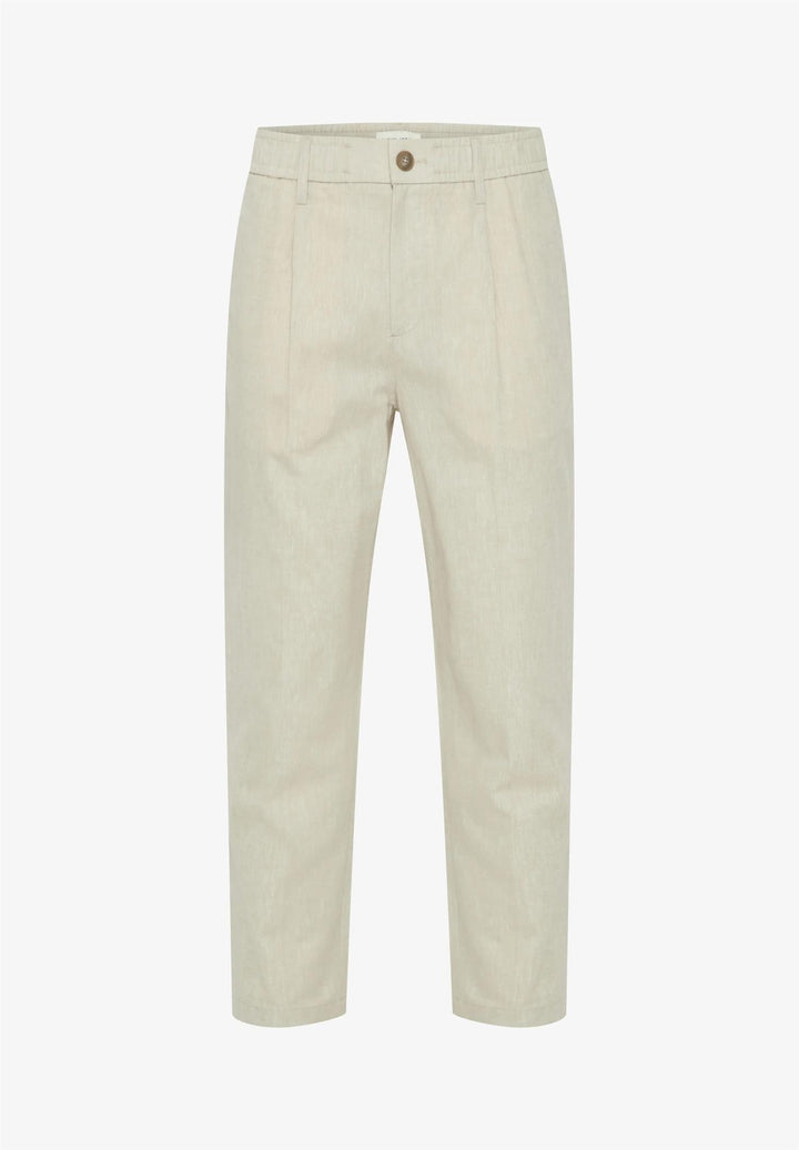 MARC 0144  linen mix pants  Chateau Gray Melange