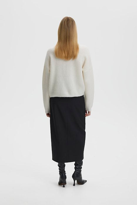 ALPHAGZ SHORT CARDIGAN  Ivory