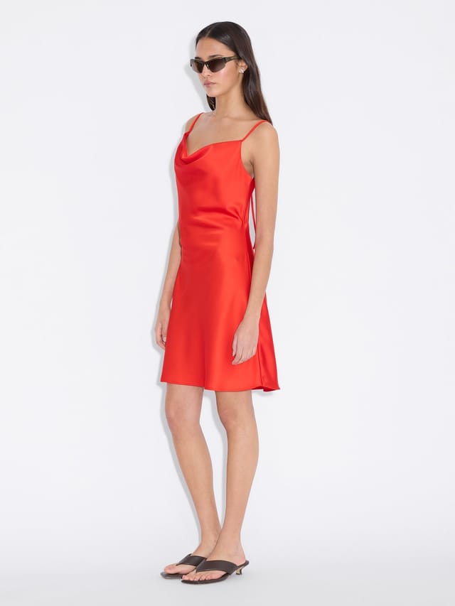 Eila Short Dress  Red