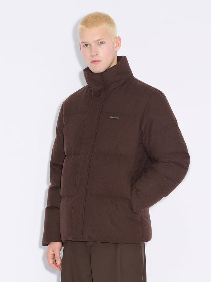 M Tech Wool Down Jacket  Dk. Brown