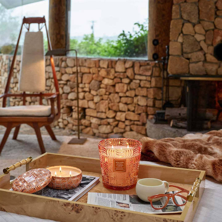 3-wick Tin Candle  Spiced Pumpkin Latte