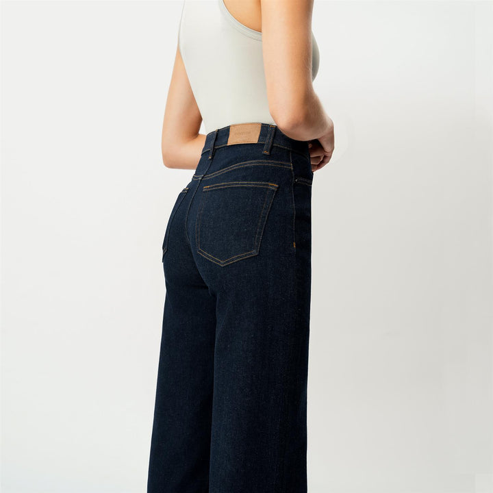 WIDE COMFORT DENIM  Dark Blue