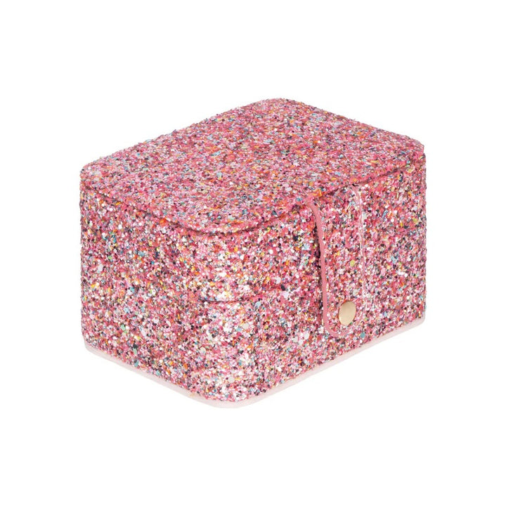 CONFETTI GLITTER JEWELLERY BOX  Glitter Gold