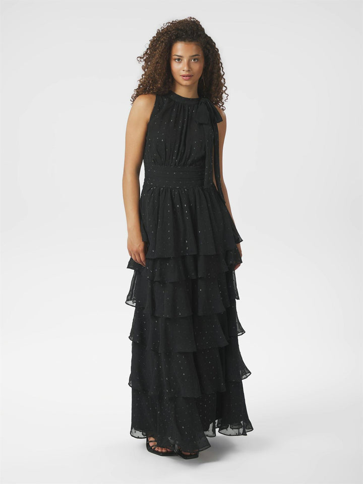 Marli Glitz Dress  Black