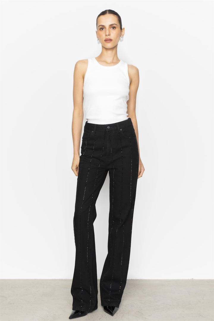 Luca Embellished  Black