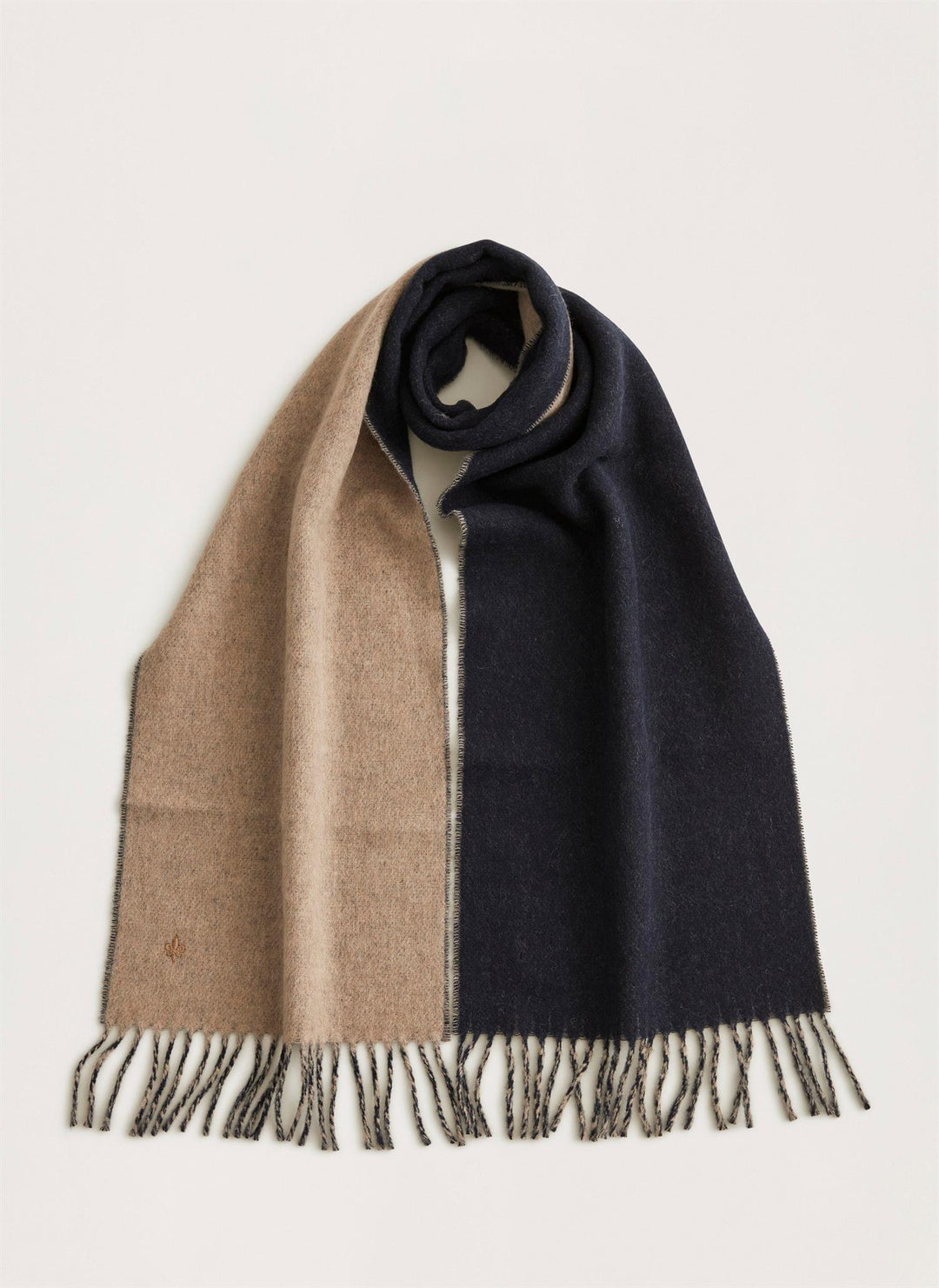 Double Face Scarf Navy