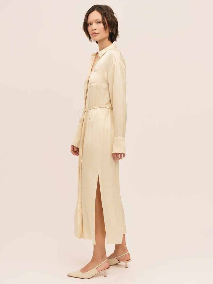 Moana String Dress  Winter White
