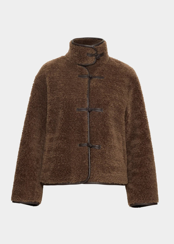 Zola lamb fur jacket  Cappucino