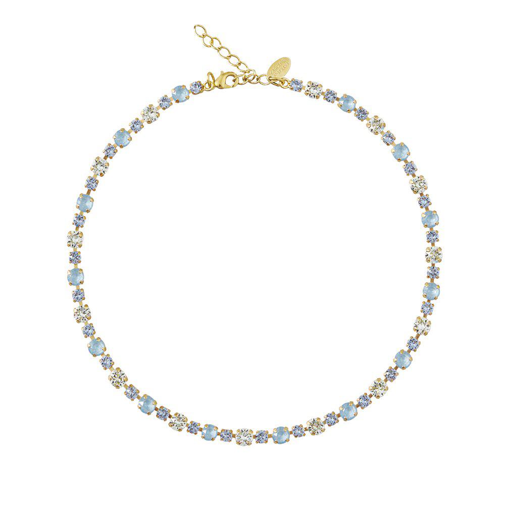CALANTHE NECKLACE GOLD  Sky Combo
