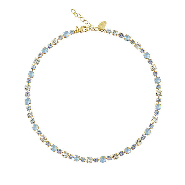CALANTHE NECKLACE GOLD  Sky Combo