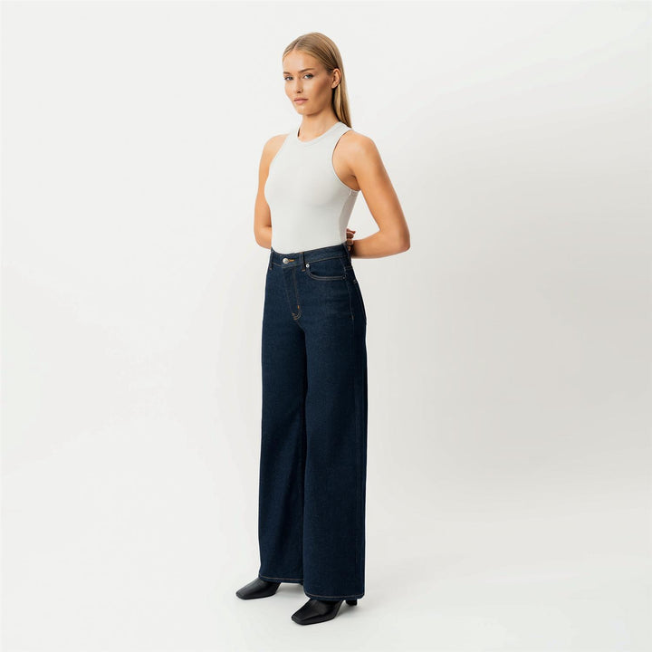 WIDE COMFORT DENIM  Dark Blue