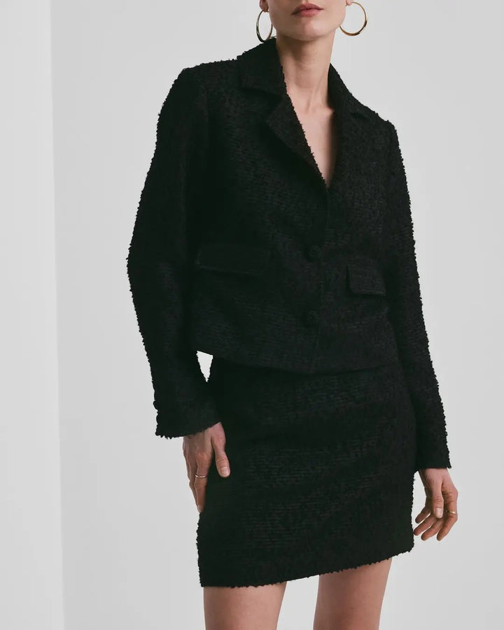 Boucle Jacket  Black