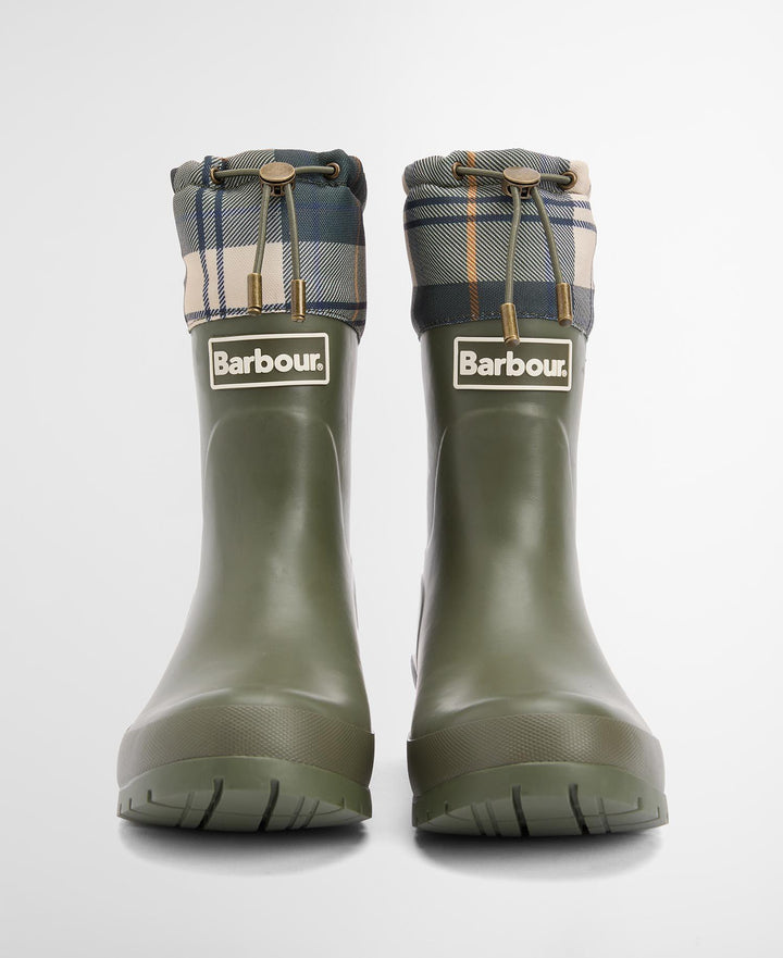 Barbour Mowbray Mid Welly  Olive/Ancient Tartan