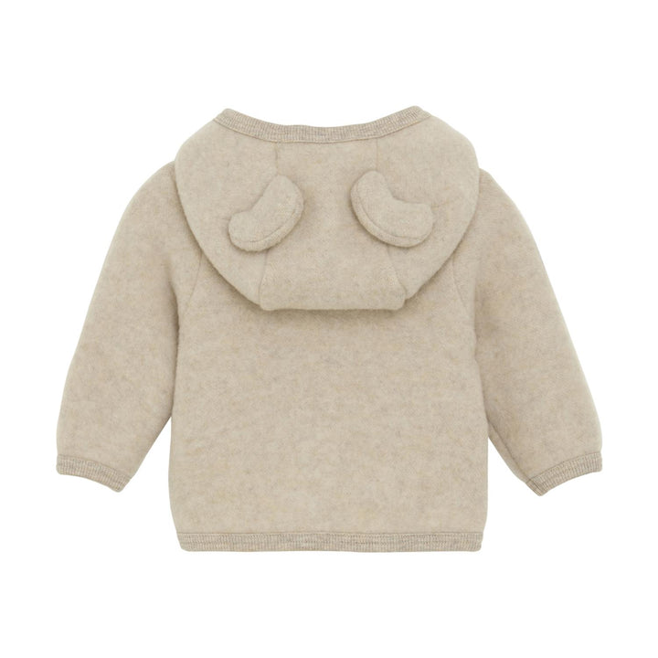 Jacket Ears Wool Fleece  Camel Melange