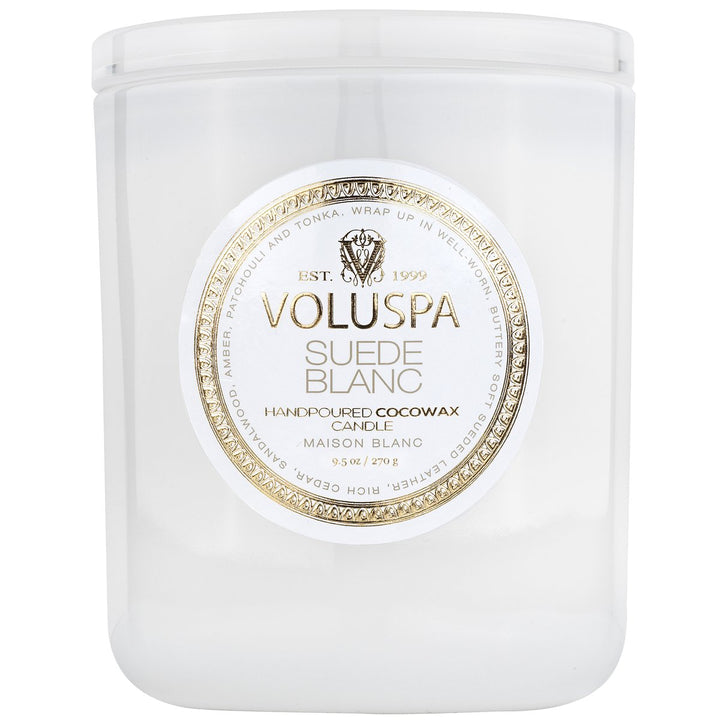 BOXED CANDLE 60T  Suede Blanc