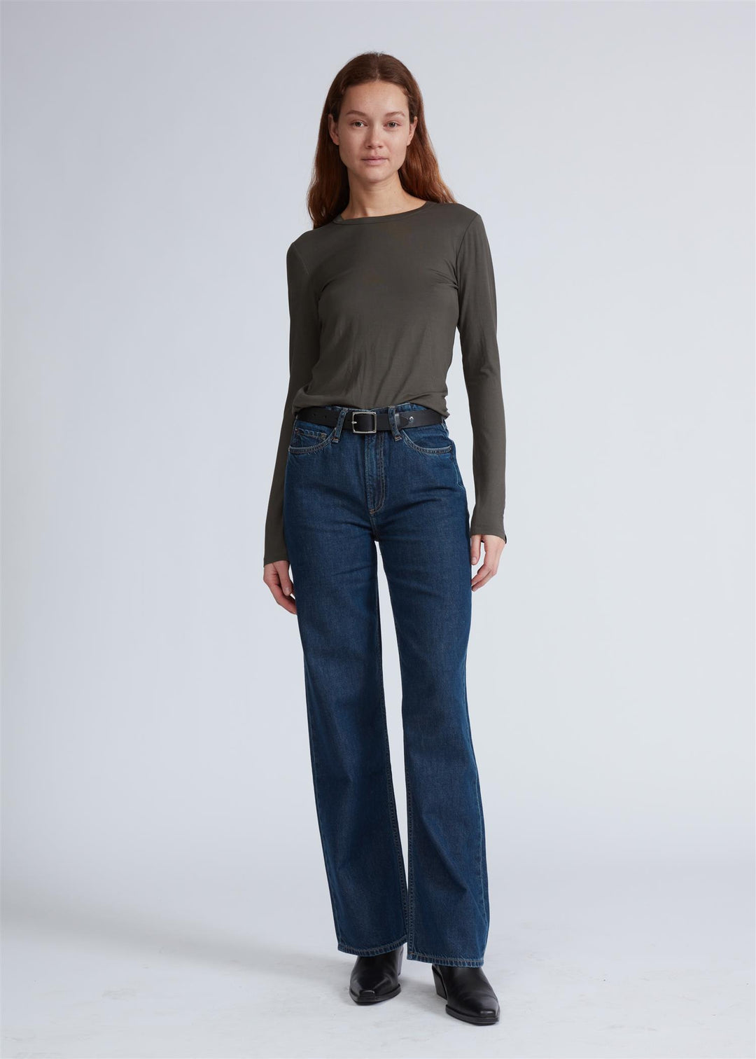 LUCA JERSEY SLIM LS  Graphite