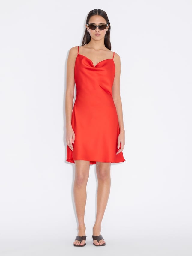 Eila Short Dress  Red