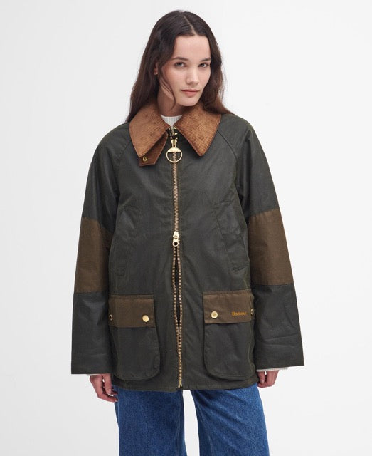 Barbour Allerston Wax  Archive Olive/Beech/Ancie