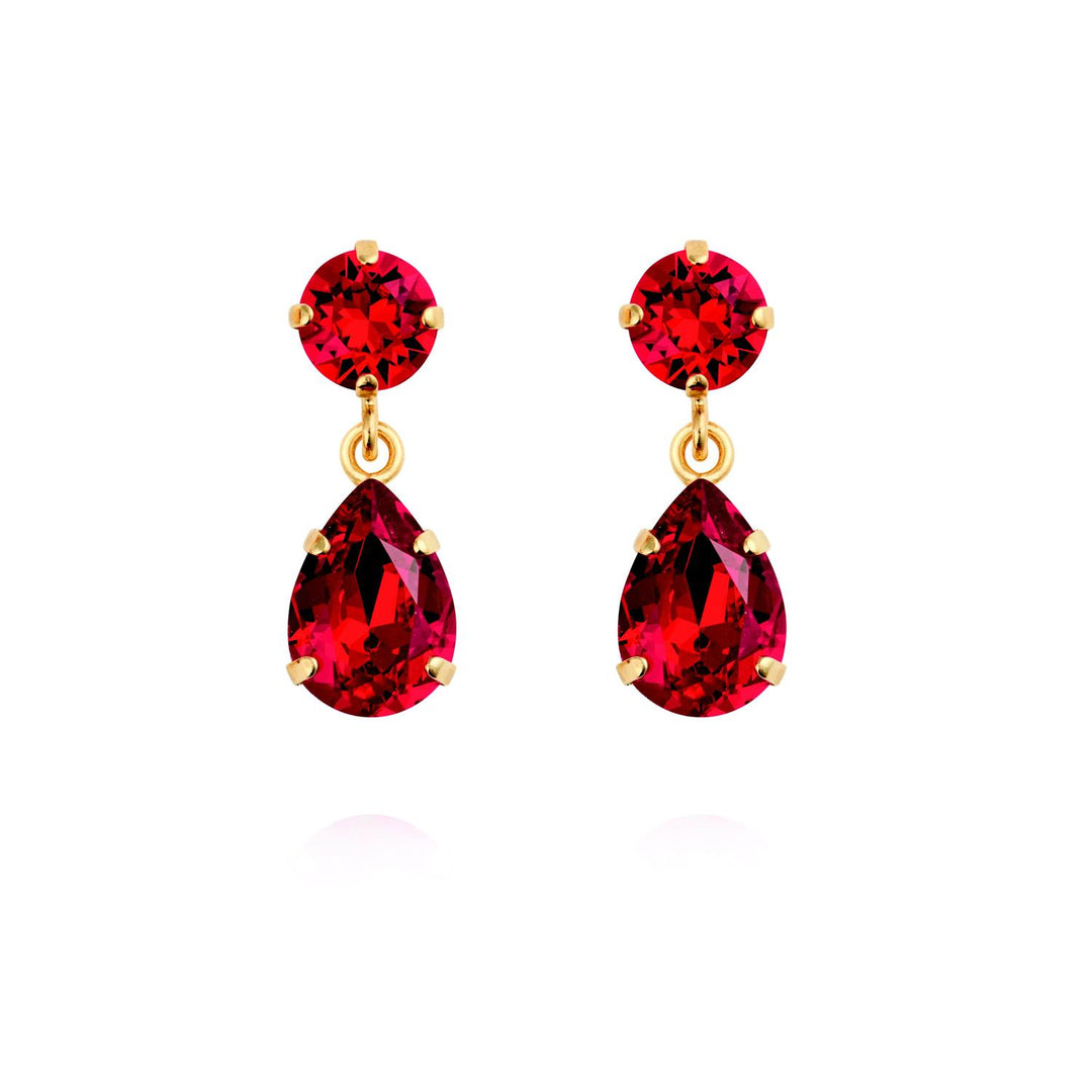 MINI DROP EARRINGS GOLD  Light Siam