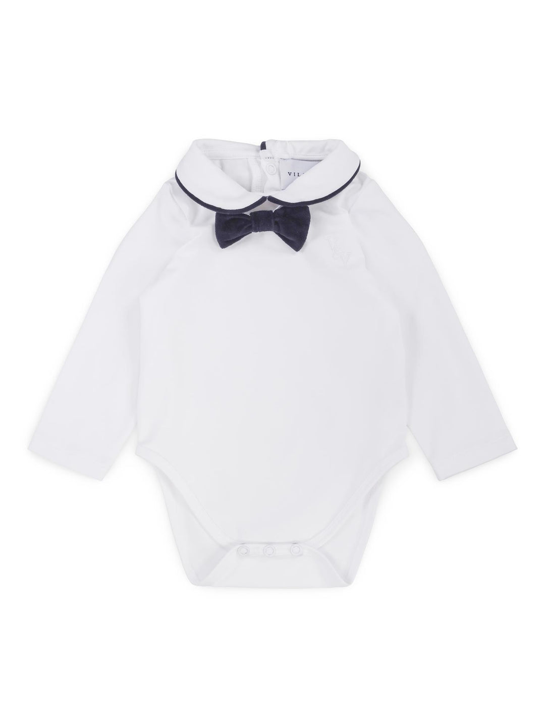 BILLIE BODY NAVY BOW Bright White