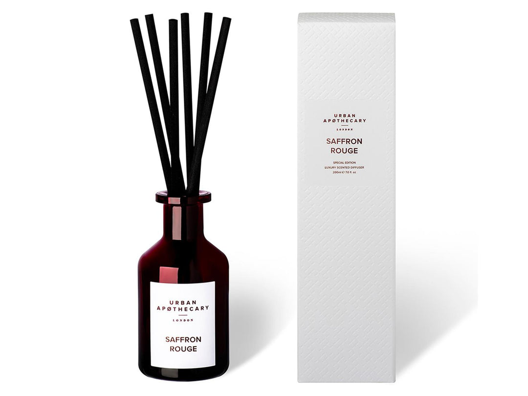 BLACK GLASS DIFFUSER Saffron Rouge
