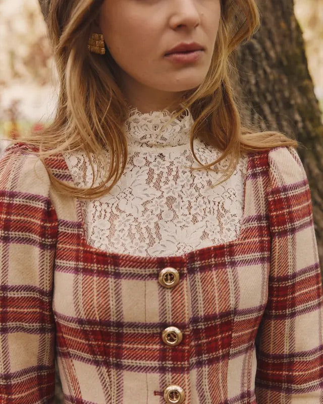 Tailored Mini Dress  Checks