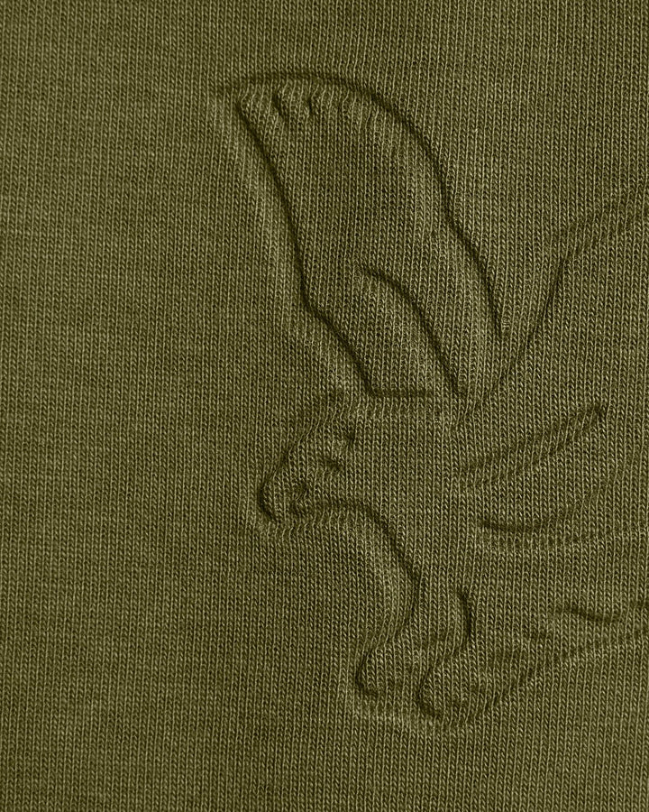 Embossed Eagle Crew Neck  Deep Depths