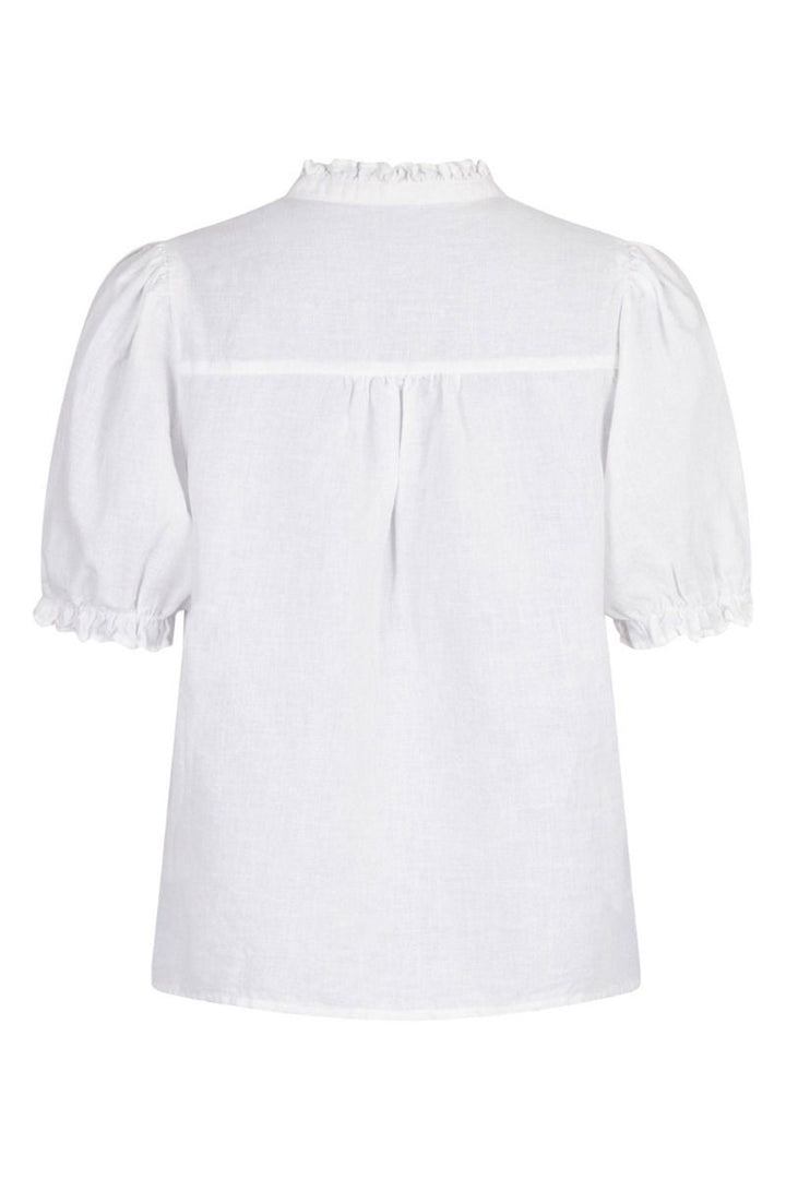 ODESA LINEN BLOUSE  White