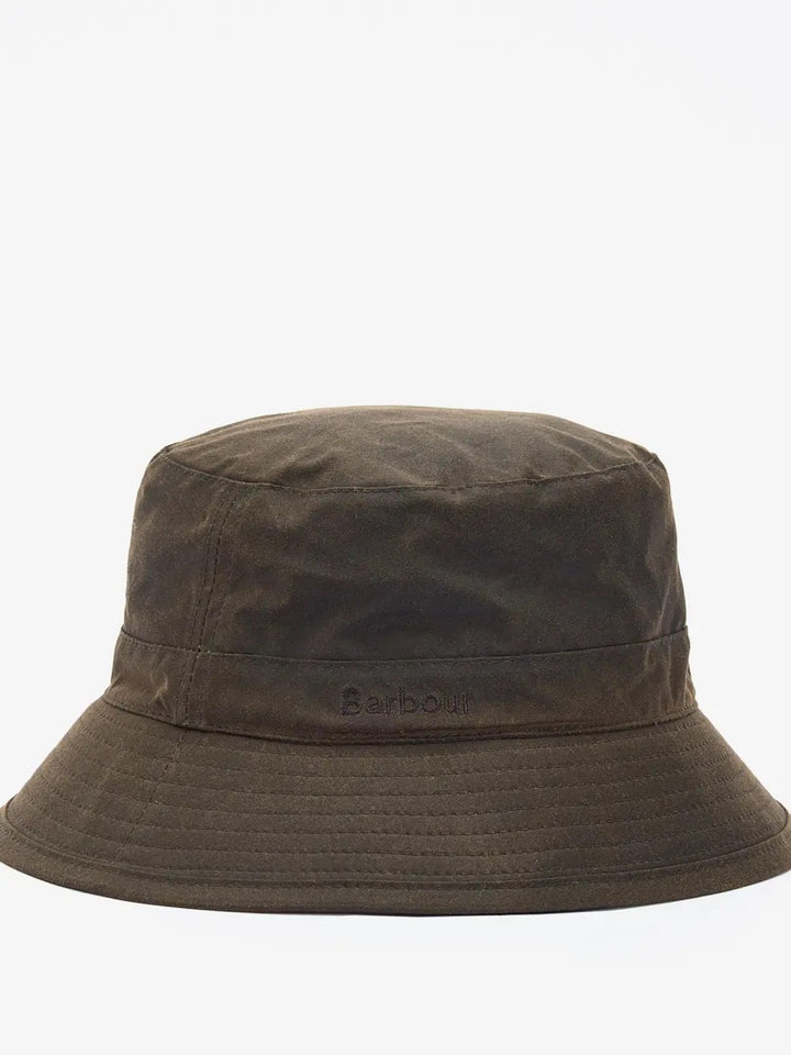 Wax Bucket Hat  Olive