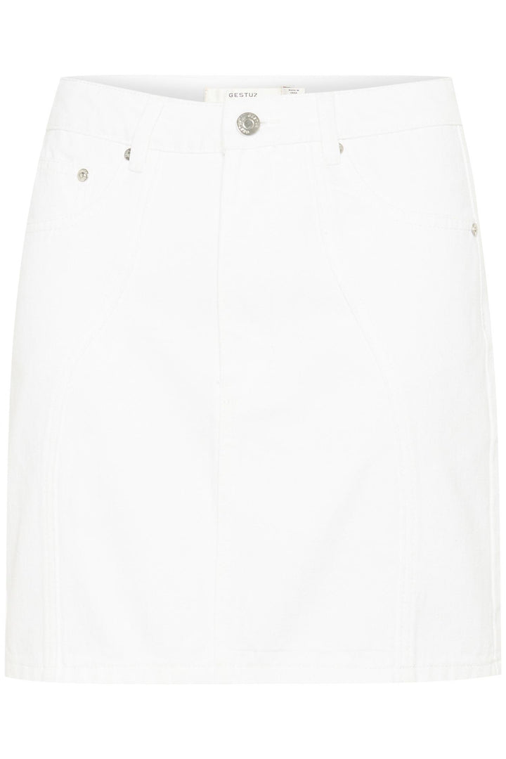 GZasher HW mini skirt  Bright White