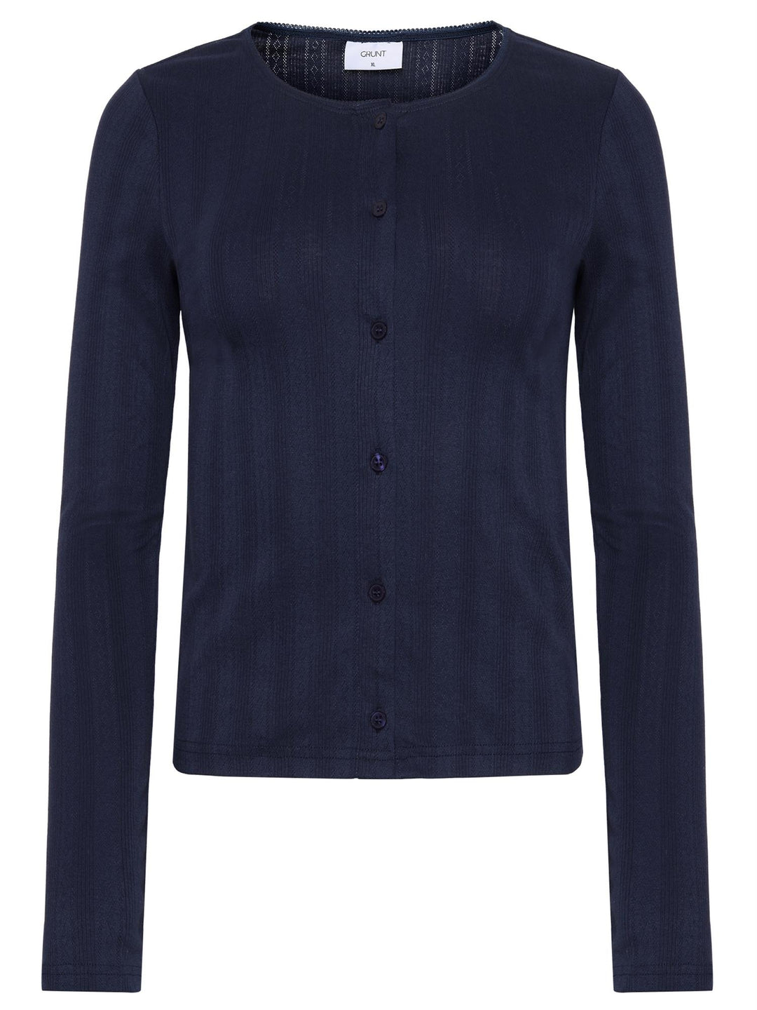 GRPrat needle LS Cardigan Navy