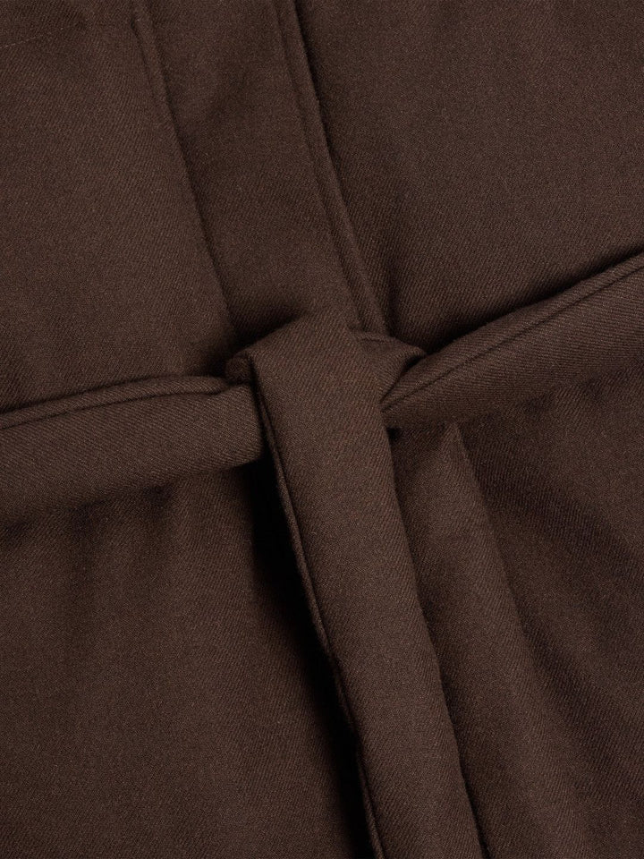 W Tech Wool Down Coat  Dk. Brown