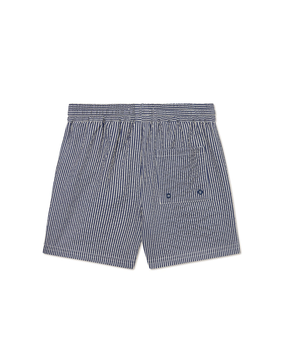 Stan Stripe Seersucker Swim Shorts Kids  Light Sand/Blueprint