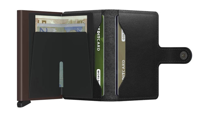 MINIWALLET  Black/Brown