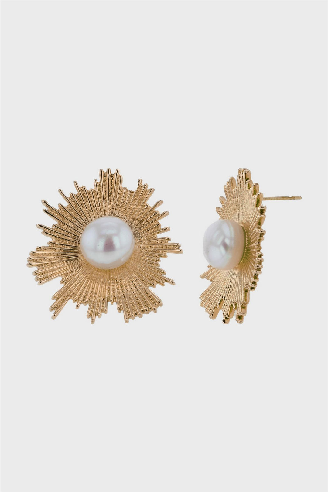THE BEAM EARRINGS Gold