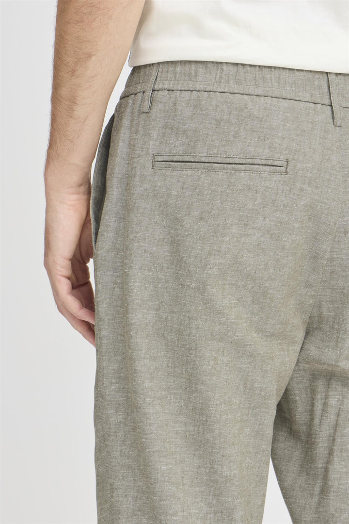 MARC 0144  linen mix pants  Mermaid Melange