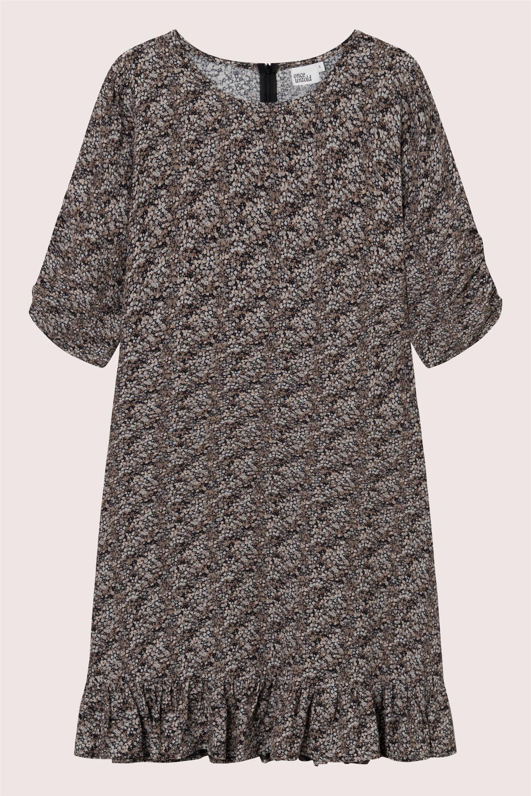 Ellen Dress  Black Petite Flower