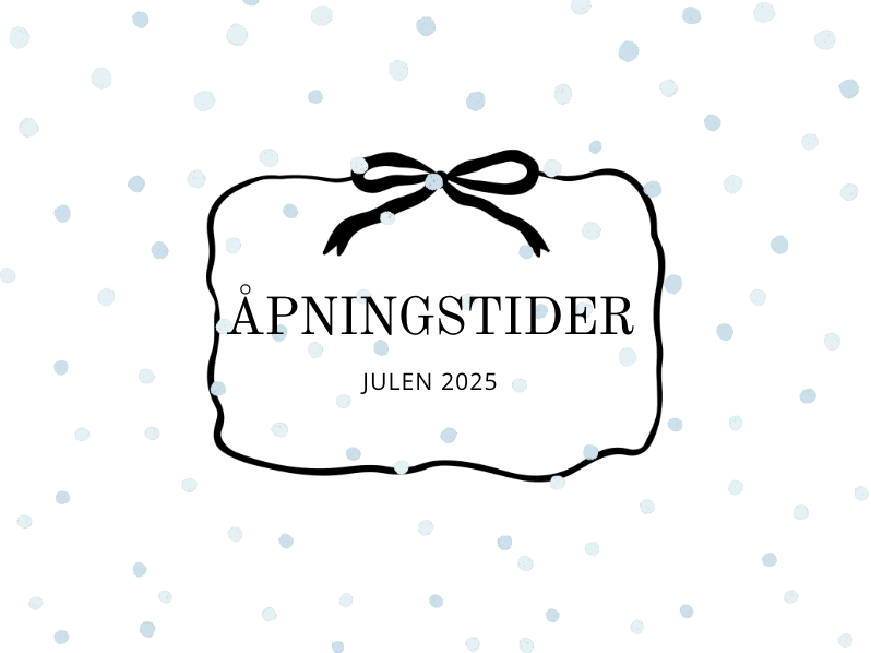 Åpningstider & byttefrist julen 2025