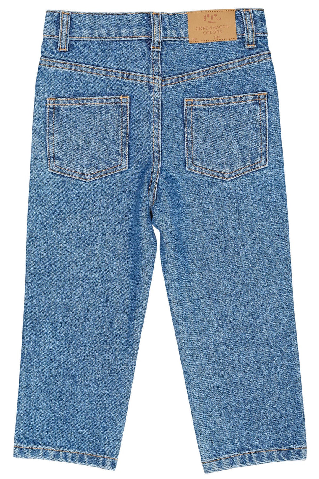 ORGANIC JUNIOR JEANS, REUGULAR FIT  Indigo Blue Washed