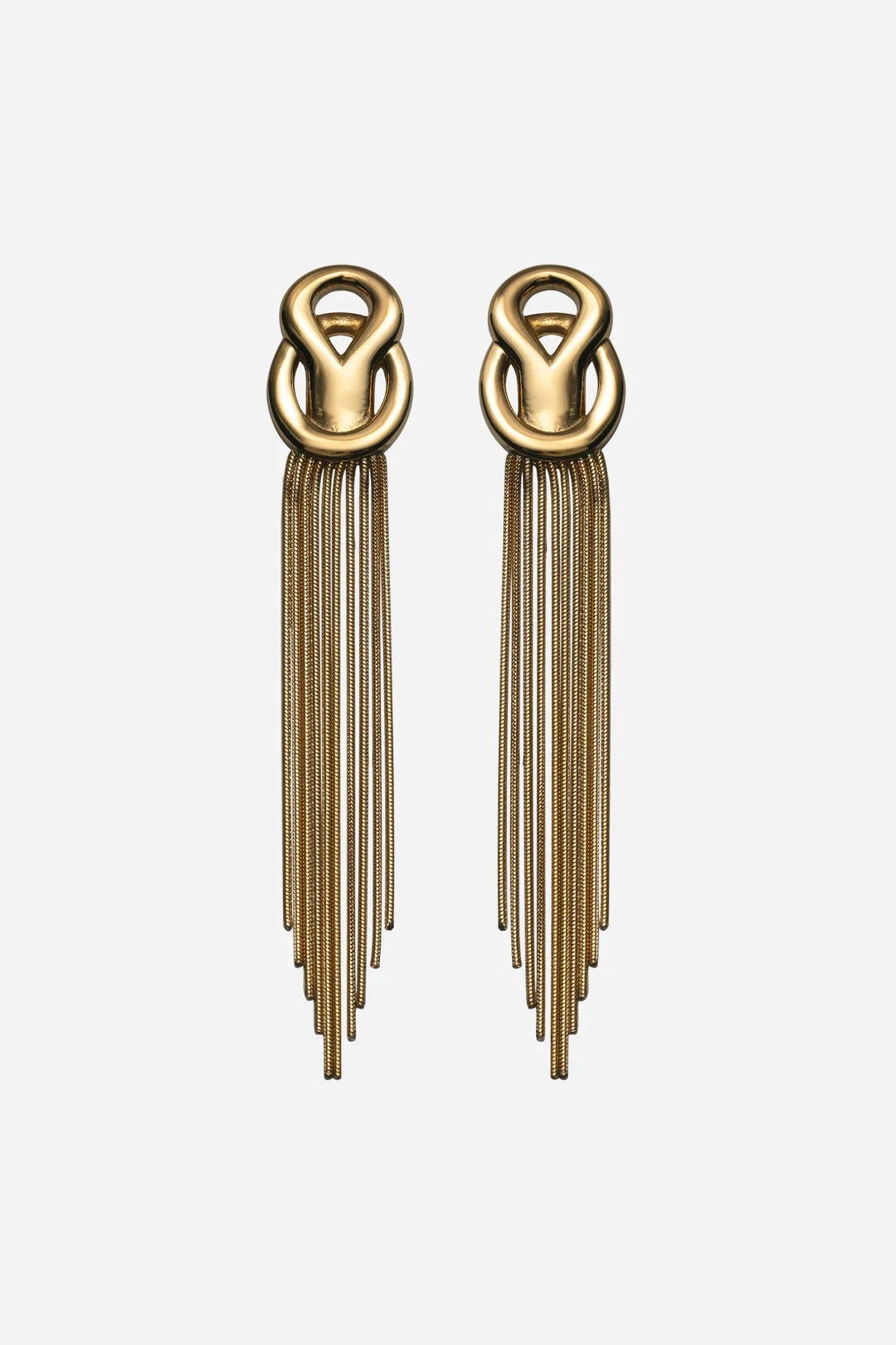 The Flounce Earrings  Gold
