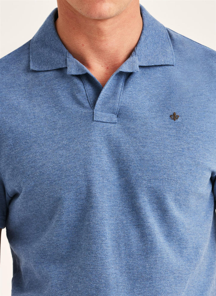 Dylan Piqué Shirt  Blue