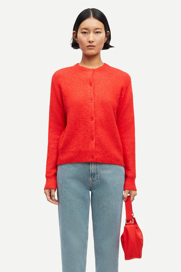 NOR SHORT CARDIGAN 7355  Flame Scarlet