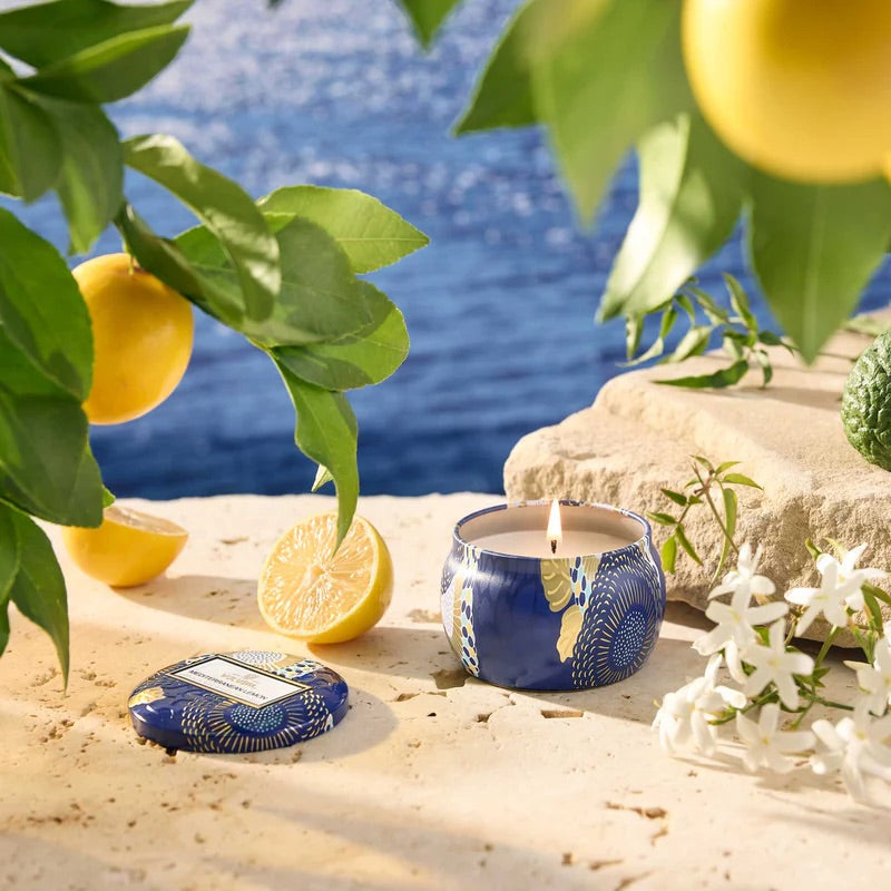 Mini Tin Candle, 25 tim, 113 g  Mediterranean Lemon