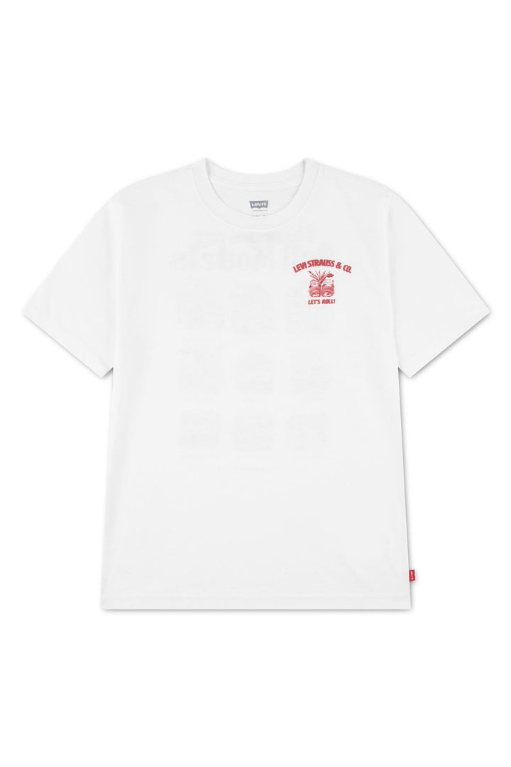 ROLL MODELS TEE  Bright White