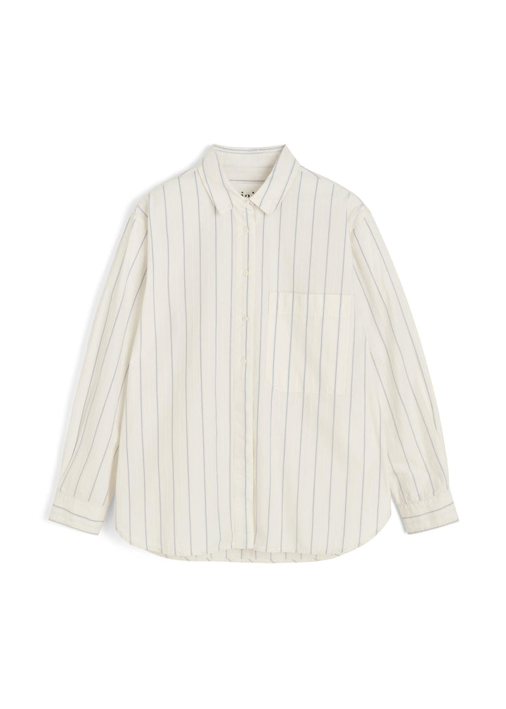 Lynette Shirt Champetra  Mix French Blue