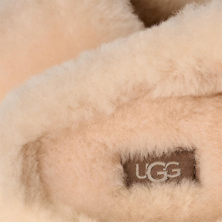 W Elea Fluffed Slip-On  Natural