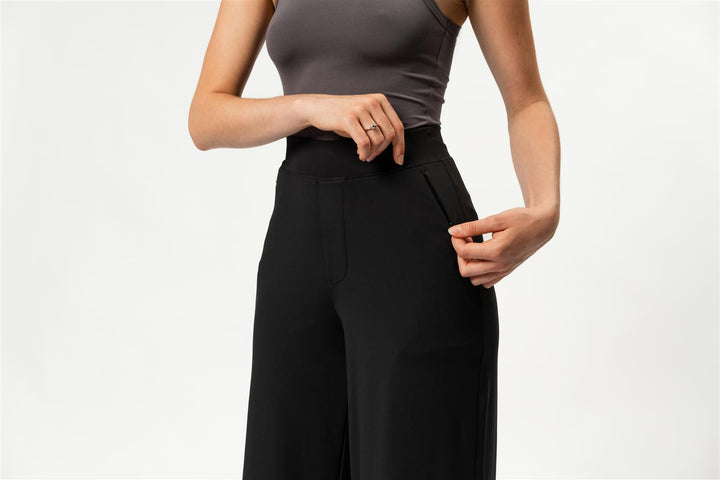 Asana Wide Pant 34"L  Black