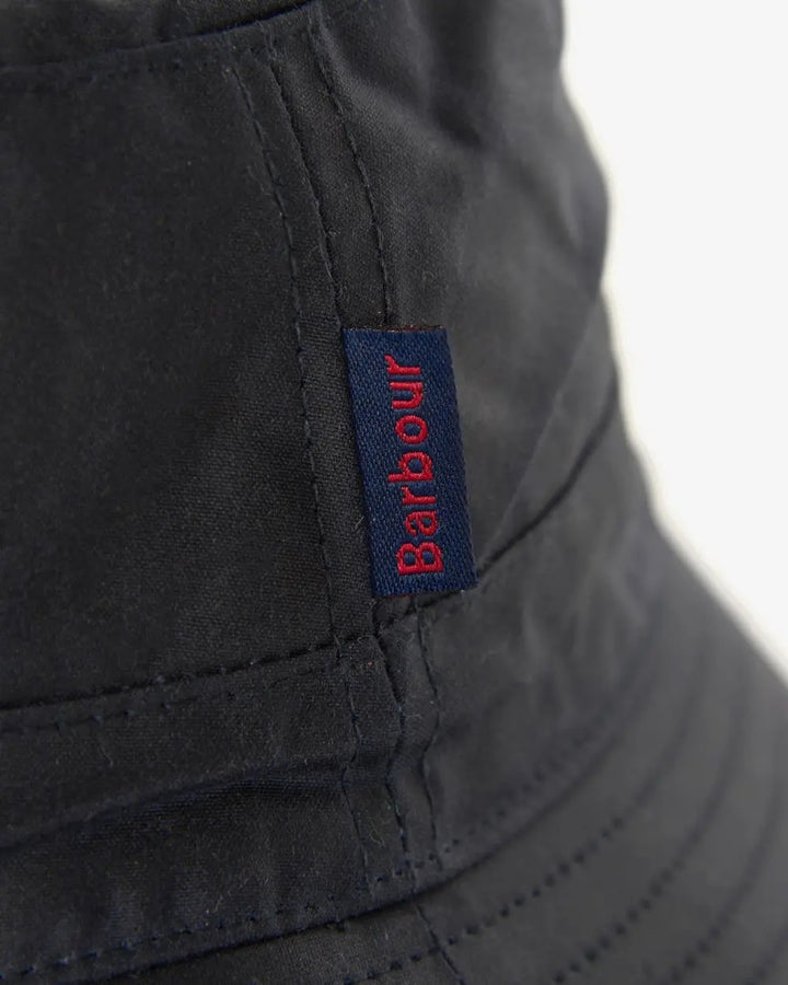 Barbour Wax Bucket Hat  Navy