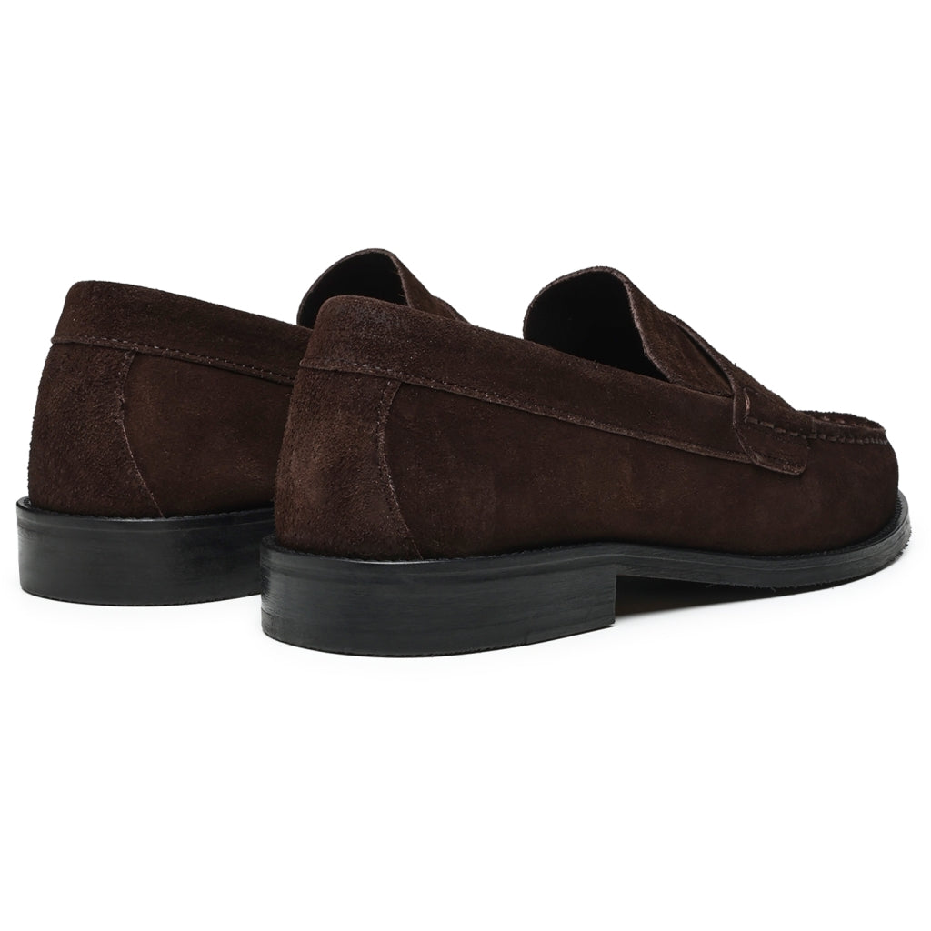 Miles Penny Loafer  Brown Suede